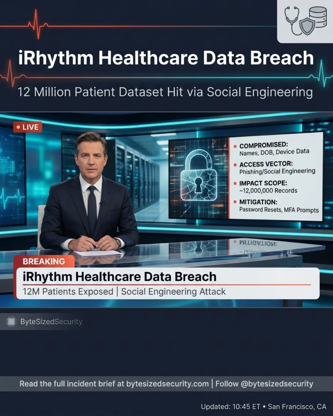 iRhythm Data Breach: 12 Million Patient Records Exposed